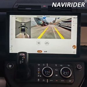 หน้าจอโค้ง 13.3 นิ้ว ระบบแอนดรอยด์ พร้อม GPS สำหรับรถยนต์แลนด์โรเวอร์ ดีเฟนเดอร์ 90/110/130 L663 ปี 2018-2024 เครื่องเล่นวิทยุในรถยนต์ มัลติมีเดียเพลเยอร์ - Product Image 1