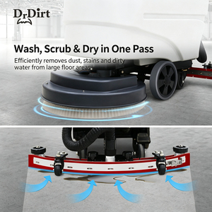 Professional Commercial Rechargeable <b>Electric</b> Walk-behind Floor <b>Scrubber</b> Gym Vinyl Concrete Tile Hard Floor Cleaning Machine - Product Image 5