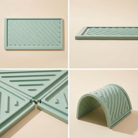 Nouvelle plaque de comptoir multifonctionnelle en silicone, isolante et drainante, pour la cuisine