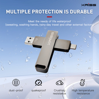 Unidad flash USB 3,0 8GB 16GB 32GB 64GB 128GB tipo C 4 en 1 unidad flash giratoria USB
