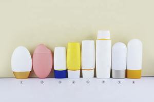 Gradiente rosa y transparente 50ml/60ml botella de tóner redonda de plástico para el cuidado de la piel tapón de rosca económico precio bajo embalaje de belleza para Loti - Product Image 6