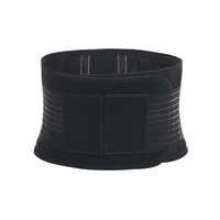 Ceinture de soutien lombaire sportive en néoprène avec plaques de soutien en acier pour la course, les squats, l'entraînement physique, le badminton et la compression abdominale