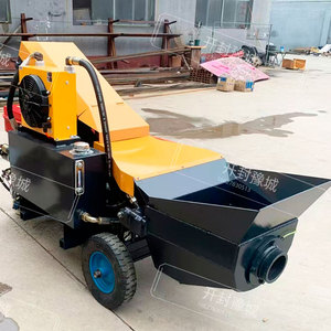 bibo New Mobile High-rise Buildings Secondary Construction Pump Fine Stone Concrete Pump Fine <b>Aggregate</b> Concrete Pump - Product Image 2