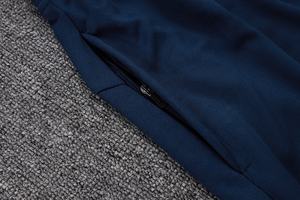 送料無料 メンズ サッカー フットボール クラブ チャンダル フットボール ウェア ハーフプル セット 長袖 トレーニング シャツ ジャージ 100% ポリエステル - Product Image 6