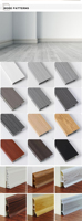 Profilés de marche en aluminium marbré de 7,5 mm de hauteur, antidérapants, pour la protection des bords et la décoration des marches en marbre dans les maisons et les hôtels.