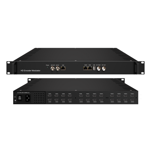 HD Encoder-Modulator 24HDMI 16ISDBT /16DVB-T CSP-3536S  (selectable DVB-S2 ISDB-T DVB-T ATSC DVB-C) encoder modulator