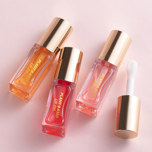 Nuevo Natrual Shine Tint Aceite de labios a base de plantas Etiqueta privada Cuidado de labios vegano Limpia e hidrata y nutre Aceite de labios de plantas puras - Product Image 6