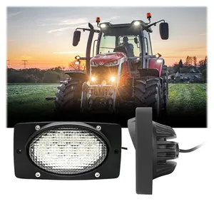 トラクター農業用フラッドビーム39WLED作業灯用アルミニウムハウジングフロントフードスポットライト