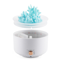Nouveau humidificateur de bureau en forme de corail avec lumière LED à 7 couleurs changeantes, télécommande, diffuseur d'arômes relaxants