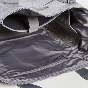 Customized Large Carryall Neoprene Duffle Bag Foldable Waterproof Portable Grey Sport Luggage Zipper Men Women Weekender Hand - Product Image 3