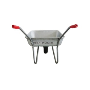 Carriola Pneumatica <span class=keywords><strong>Forent</strong></span> in Ferro Zincato Color Zinco, Costruzione in Plastica, Uso Giardino, Metallo Resistente, 500W, Capacità di Carico 80kg - Product Image 3