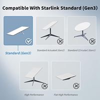 Cable de Repuesto Ethernet Starlink V3 Gen 3, Cable de Extensión de Red Rectangular para Satélite, Par Trenzado
