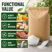 Citrate de sodium |   Additif alimentaire multifonctionnel de haute pureté, sel d'acide citrique naturel pour boissons/pâtisserie/viande