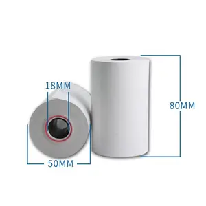 Thermal Paper Roll Bpa Free Pos Paper Roll Thermal 57*40 With Small Tube Core Thermal Paper 80x80