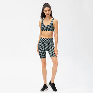 <b>Women's</b> Summer High Waist Yoga Bra Set New Design Quick Dry Workout <b>Clothing</b> Lightweight and Breathable - Product Image 2