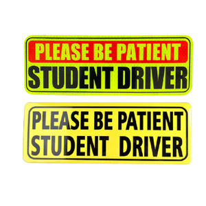 Autocollant magnétique <span class=keywords><strong>de</strong></span> pare-chocs <span class=keywords><strong>de</strong></span> voiture personnalisé Aimant <span class=keywords><strong>de</strong></span> <span class=keywords><strong>porte</strong></span> <span class=keywords><strong>de</strong></span> voiture <span class=keywords><strong>de</strong></span> haute qualité Nouvel étudiant conducteur Aimant <span class=keywords><strong>de</strong></span> voiture Logo personnalisé Imanes Personalizados - Product Image 3