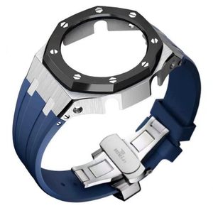 Silicone Watch Band Metal Watch Case Mod Kit for <strong>Casio</strong> <strong>G</strong> <strong>Shock</strong> <strong>GA</strong>-<strong>2100</strong> <strong>GA</strong>-<strong>2110</strong> <strong>GA</strong>-B2100 Watch Modification Accessories - Product Image 1