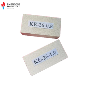 Ladrillo Refractario Ligero de Mullita JM23/JM26/JM28/JM30 de Grado Industrial, Marca Shengjie, Refractario Medio 1000-1500C - Product Image 1