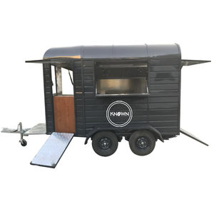 Remolque de Comida Móvil Estilo Vintage, Tipo Carreta de Caballos, para Pizza, Hamburguesas, Hot Dogs, etc. - Product Image 2