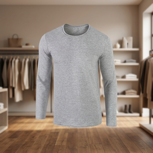Chemises habillées décontractées personnalisées pour hommes, à double boutonnage, manches longues, col rabattu, en coton/bambou respirant, idéales pour l'été - Product Image 4