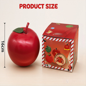 Nouveauté : Jouet anti-stress en forme de pomme, édition Noël, jouet moelleux pour la décoration de bureau, cadeaux de Noël - Product Image 1