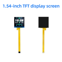 Modul Layar Persegi LCD TFT IPS SPI 1,54 Inci 240*240 ST7789 Panel Layar Kustom Disesuaikan ESP32 Industri Pabrik