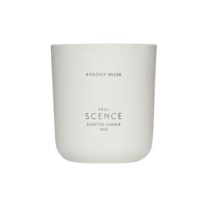 Vela Aromática PROJ.SCENCE # Velas Aromáticas Desodorantes para el Hogar PEONY MUSK con Aroma a Aire Fresco - Product Image 1