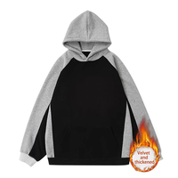 Haute qualité 100% coton 420 grammes unisexe sweat à capuche surdimensionné français éponge sweat imprimé réfléchissant Streetwear français hiver