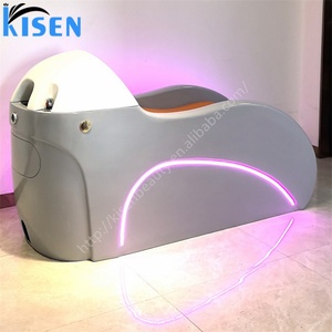 Kisen High-<b>End</b> Fully Automatic Shampoo Massage <b>Bed</b> Modern Pedicure & Body Therapy Steamer for Salons & Gyms-Newest - Product Image 6