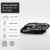 OEM 19D941773 19D941774 Ensemble de phares LED avant gauche DRL 6000K Lumière blanche pour VW Lavida Plus 2018-2023 MQB SVW
