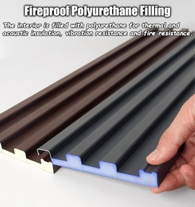 Herstellung Industriedesign-Stil Feuerfeste Polyurethan-Sandwichplatten Aluminium Wasserdichte Isolierte Dachplatten - Product Image 4