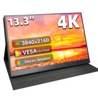 15.6 pouces 4K Anti Glare Light LCD Gaming Office Laptop Screen Extender IPS Portable Monitor External Display