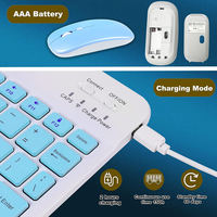 Ratón y Teclado Inalámbricos con Logotipo Personalizado, Teclado y Ratón Sencillos y Ligeros para Tablet, para Free Fire