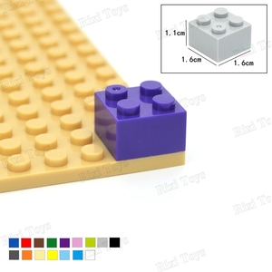 3003 2*3 puntos gruesos pequeñas partículas accesorios piezas compatibles DIY juguetes ladrillos educativos para niños bloques de construcción - Product Image 3