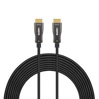 Câble Fibre Optique AOC Ultra Longue Portée 8K 4K 60Hz 30m 100ft Slim Haute Vitesse 4 Cœurs OM3 2.1 EARC/HDCP 2.3 pour Home Cinéma
