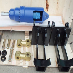 Idraulico Mucchio Driver Martello Pole Erezione Macchina attaccato per escavatore - Product Image 5