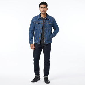 <b>Men</b> <b>Denim</b> <b>Jackets</b> Wholesale Durable Custom Made High Quality Fashion Wear <b>Men</b> - Product Image 1