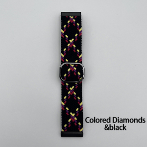 Bracelet de montre à boucle en métal de vente chaude bande de Tension en Nylon réglable pour bracelet de remplacement <span class=keywords><strong>Fitbit</strong></span> <span class=keywords><strong>Versa</strong></span> 4/3/<span class=keywords><strong>Sense</strong></span> - Product Image 5