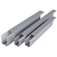 Goulotte de câble de conception populaire gris d'usine 60*25 100*80 30*30 conduits de câblage électrique en plastique pvc