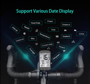 Inbike — <span class=keywords><strong>compteur</strong></span> de vélo GPS, multifonctionnel, lumineux, étanche, sans fil, moniteur de fréquence <span class=keywords><strong>cardiaque</strong></span> - Product Image 4