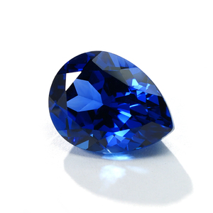 <span class=keywords><strong>Zaffiro</strong></span> di Lusso Blu Reale <span class=keywords><strong>Rosso</strong></span> Sangue Giallo Paraiba Rosa a Forma di Pera Blu Smeraldo e Rubino Sintetici Coltivati in Laboratorio - Product Image 3