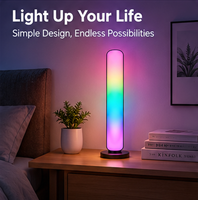 Barre lumineuse portable RVB multicolore en promotion, 7 couleurs, lampe d'ambiance avec télécommande IR, 4 modes pour le gaming et la décoration intérieure