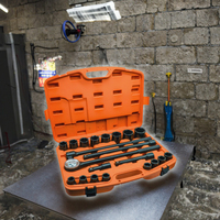 GOODKING 82 pièces, ensemble d'outils à main multifonction de haute qualité, vente chaude, kit de réparation automobile et domestique, vente directe d'usine TOP 18201 Chrome