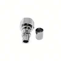 Connecteurs à sertir mâles Mini Din Type droit 4.3-10 pour câbles coaxiaux H-1000 RF LMR400 RG8 RG213 RG214