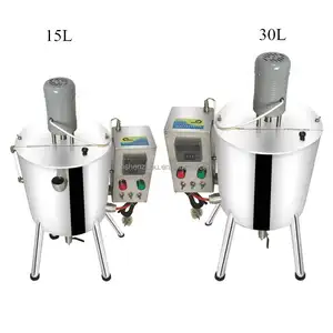 SZ15L Semi Automatic Lipstick Filling Machines Lip Balm Lip Gloss Viscous Small Volume Filling Machine With Mixing And Heating