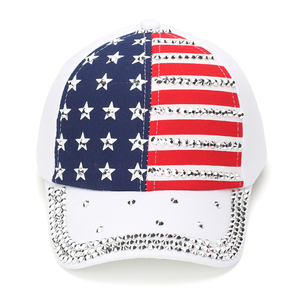 Gorras de Béisbol Personalizadas con 6 Paneles, Visera Curva Estructurada, Adorno de Diamantes de Imitación Termoadhesivos, Bajo MOQ, Venta al por Mayor, Gorras con Strass, Casquette a Strass - Product Image 4