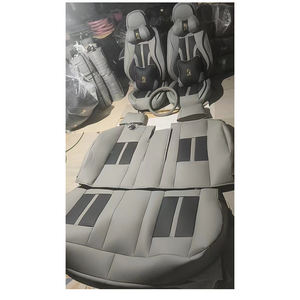 Fundas de Asiento de Coche de Cuero Personalizadas para BMW <span class=keywords><strong>Serie</strong></span> <span class=keywords><strong>3</strong></span> E90 F30 E36 E92 2005-2011, <span class=keywords><strong>Serie</strong></span> 7, Piezas Interiores para Land Cruiser, Hechas de Algodón - Product Image 6