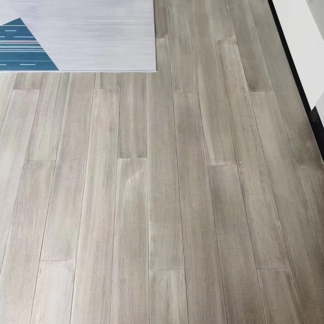 Simple Strand Woven Bamboo Flooring Impact Resistance Soft Tones Dense and Solid Bamboo Wood Flooring