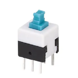 8*8mm Double-row six-pin straight plug with or without lock power button key switch with lock