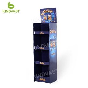 Toko Makanan kustom bergelombang sisi ganda rak Supermarket Gondola biskuit kue - Product Image 5